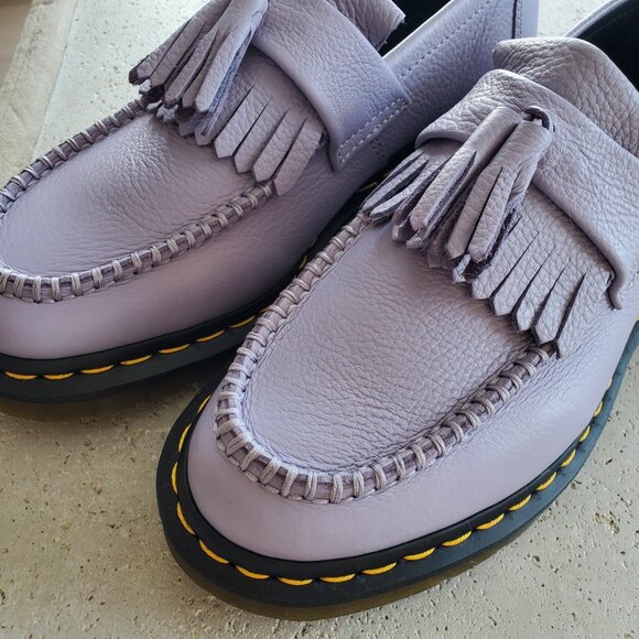 Dr Martens ! Adrian Tessel Leather loafer Virginia in purple ( - Picture 7 of 11